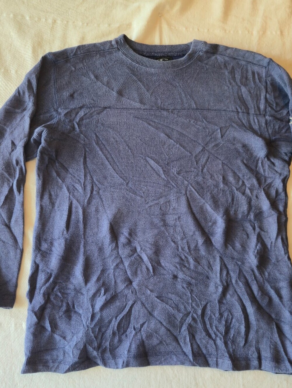Vintage 90s O'Neill Men's XL Blue Cotton-Polyester Sweater